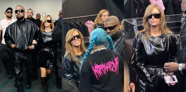 Kanye West i Bianca Censori w sukience à la "worek na śmieci" wspierają handlującą 13-letnią North (ZDJĘCIA)