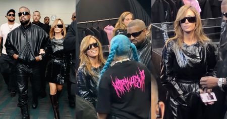 Kanye West i Bianca Censori w sukience à la "worek na śmieci" wspierają handlującą 13-letnią North (ZDJĘCIA)