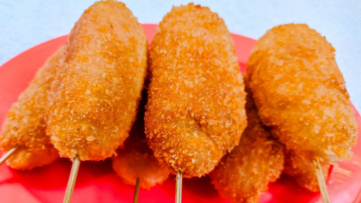 Corn dogi w chrupiącej panierce