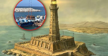 Wydobyli z głębin bloki latarni z Faros. Była cudem starożytnego świata