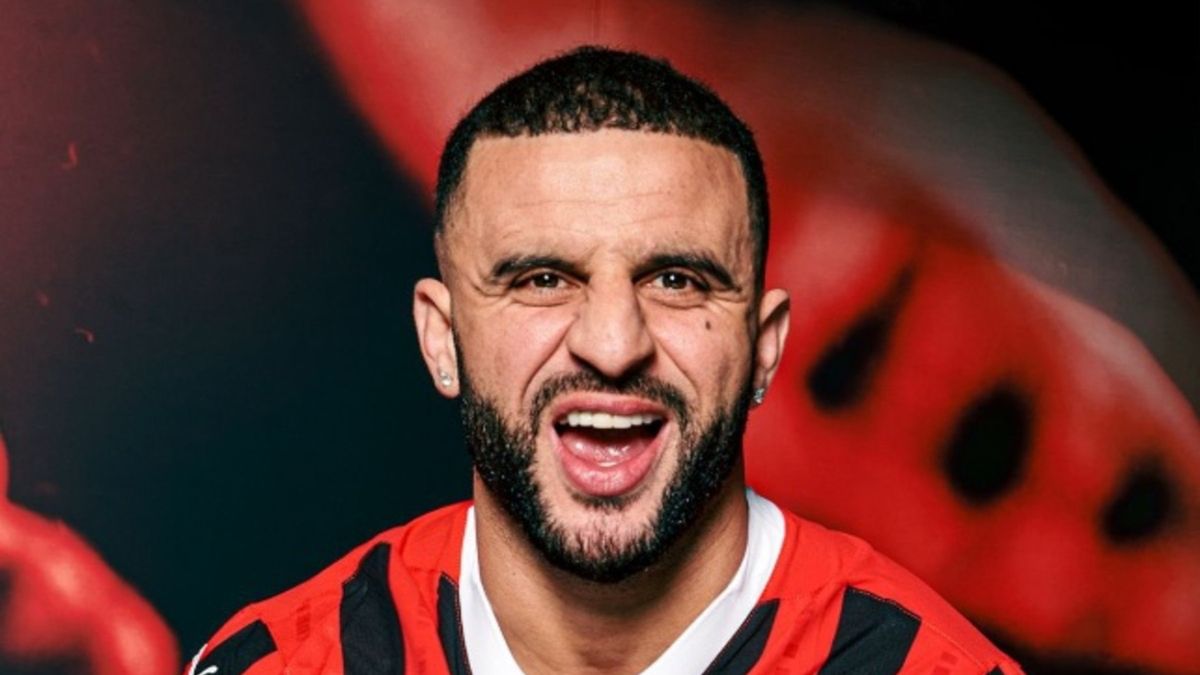 Kyle Walker po podpisaniu kontraktu z AC Milanem