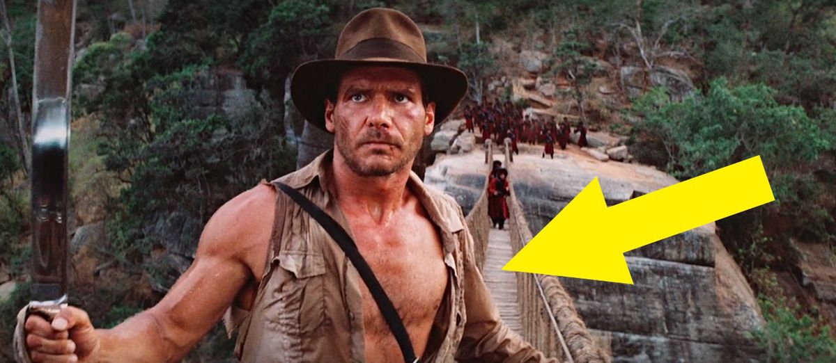 "Indiana Jones i Świątynia Zagłady" – jedna scena, mnóstwo wpadek. Jak mogli to przegapić?
