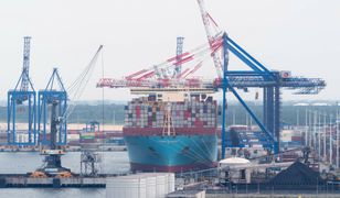 Największy terminal kontenerowy na Bałtyku wstrzymuje prace. "Konieczna ewakuacja"