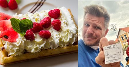Filip Chajzer żali się na cenę gofrów. Pokazał paragon, a wszystkich wcięło