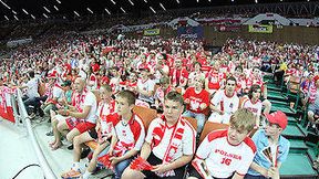 Kibice na meczu Polska - Litwa