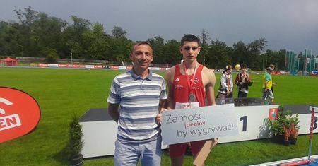 Dwa srebrne krążki w Zamościu. Laura Wiesztort i Dawid Czapka stanęli na podium mistrzostw Polski U20 w lekkiej atletyce