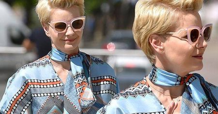 Letnia i w duchu lat 70. stylizacja Małgorzaty Kożuchowskiej na festiwalu Dwa Teatry. Znamy szczegóły tego stroju