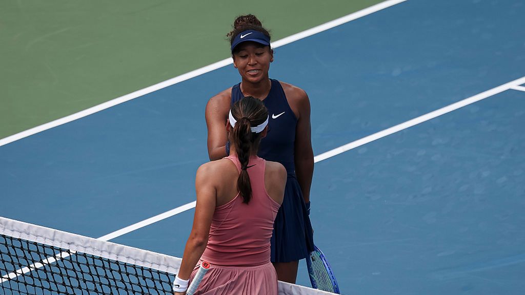 Getty Images / Scott Taetsch / Na zdjęciu: Emma Raducanu i Naomi Osaka