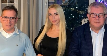 Marianna Schreiber spędziła drugi dzień Świąt z Przemysławem Czarneckim i jego ojcem