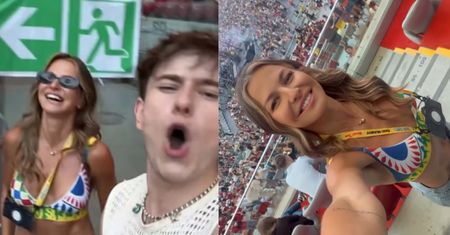 Tak Anna Lewandowska WYWIJAŁA na koncercie Bad Bunny'ego! "Najlepiej bawiąca się osoba" (WIDEO)