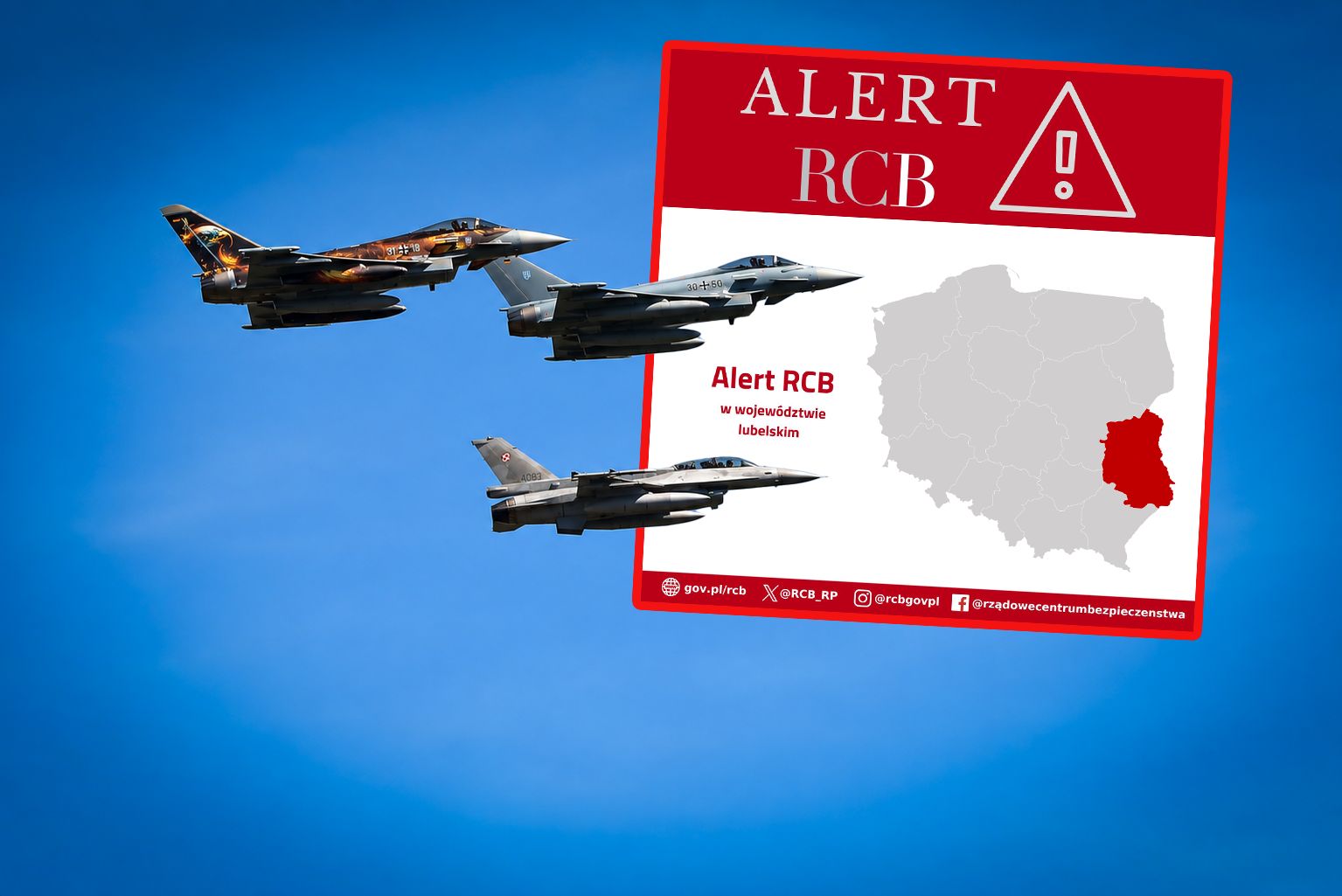 Atak na Ukrainę. Alert na terenie jednego województwa