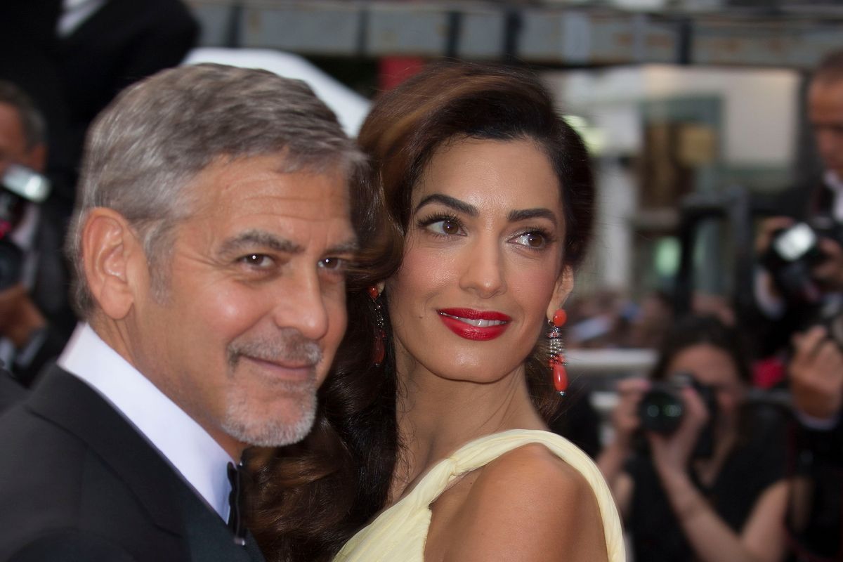 George i Amal Clooney zostali rodzicami! Para powitała córkę Ellę i syna Alexandra