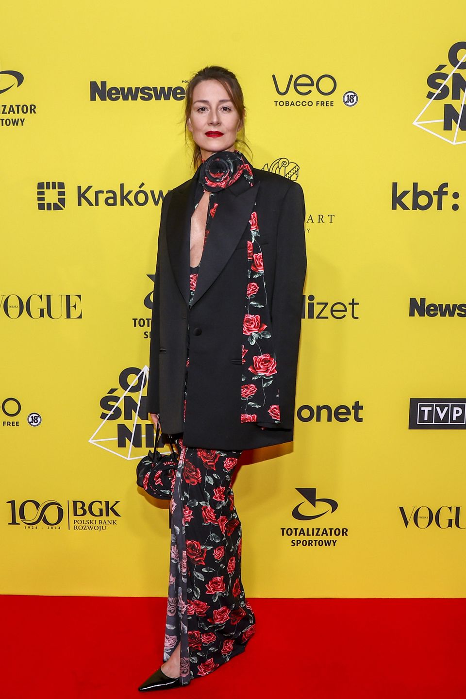 Maja Ostaszewska na gali Onetu 