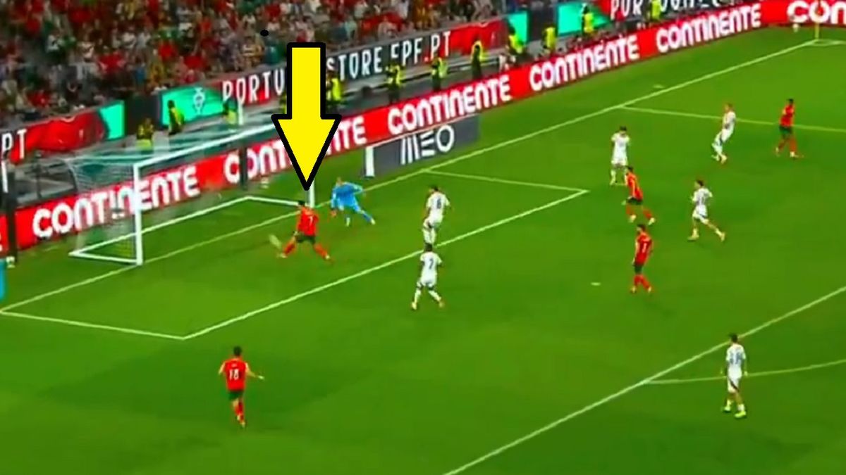 Twitter / Screen / Polsat Sport / Na zdjęciu: Cristiano Ronaldo strzelił 947. i 948. gola w karierze