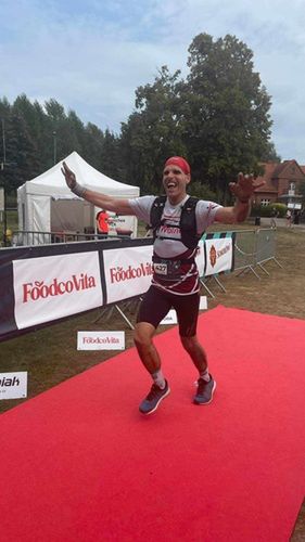 Maciej Piskor podczas jednego z biegów (materiały prywatne)