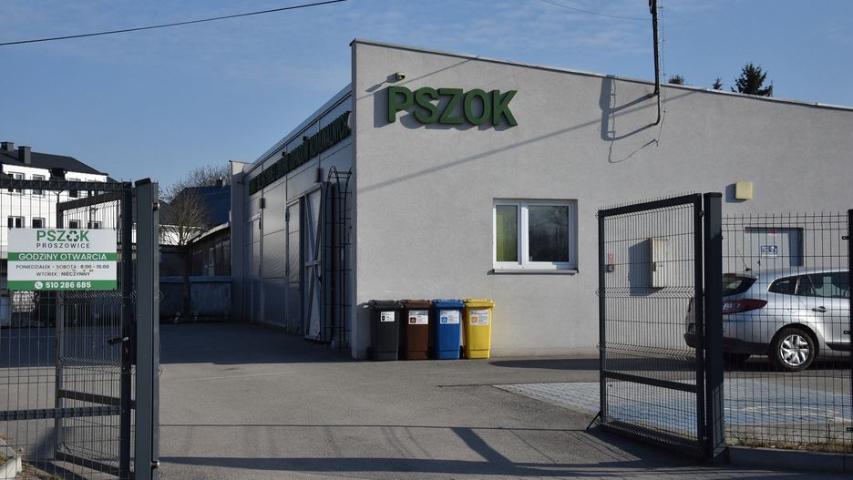 PSZOK w Proszowicach działa od ponad pięciu lat. Wkrótce ma powstać nowy, większy