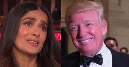Salma Hayek krytykuje Trumpa: "Wybudowanie muru nie rozwiąże problemu imigracyjnego. To prostacki sposób!"