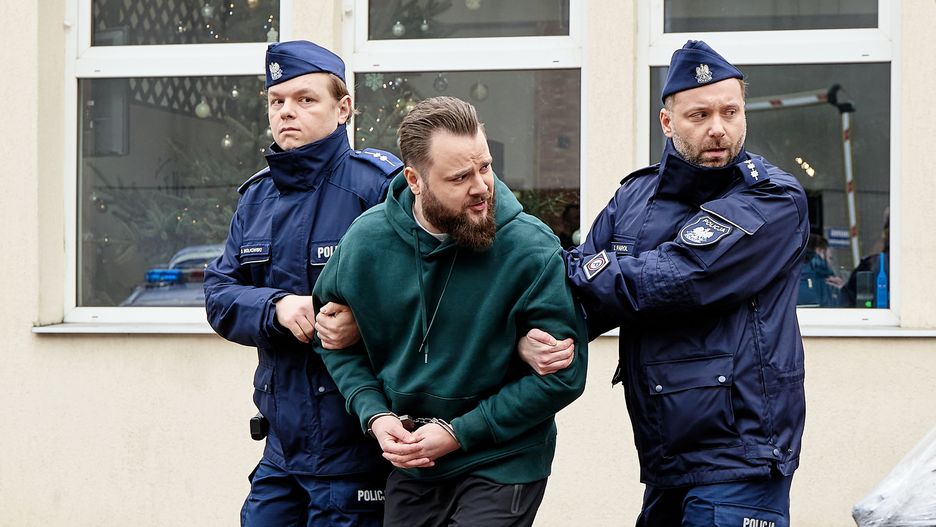 Na planie serialu "Ukryta prawda"