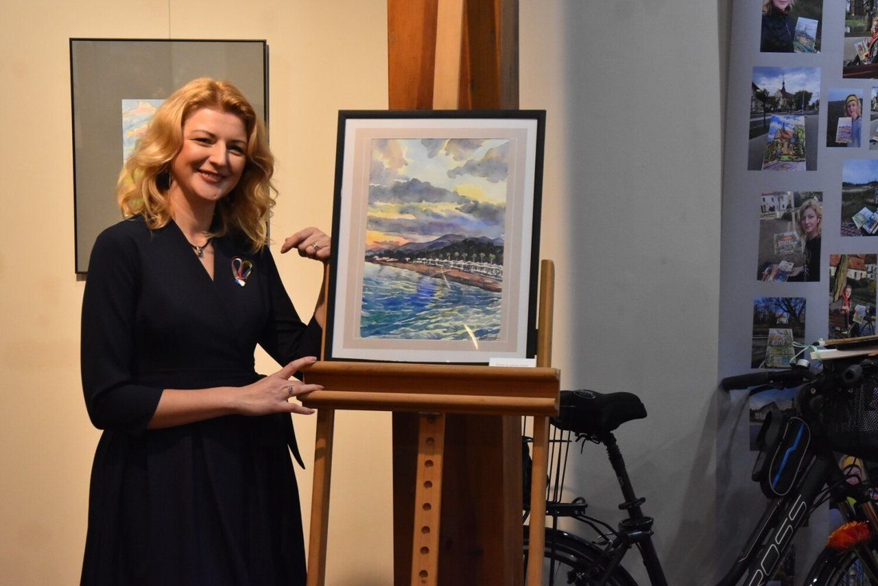 Szamotuły: "Światło miejsc - światło duszy". Akwarele Viktorii Popovej