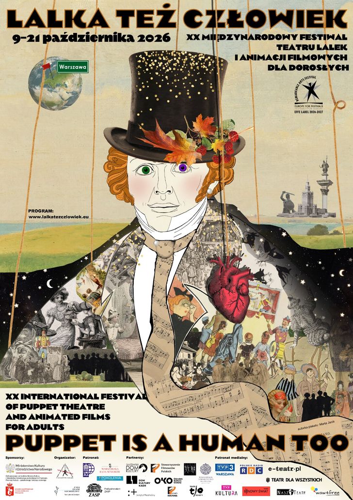 Jubileuszowa XX edycja festiwalu "Lalka też Człowiek"