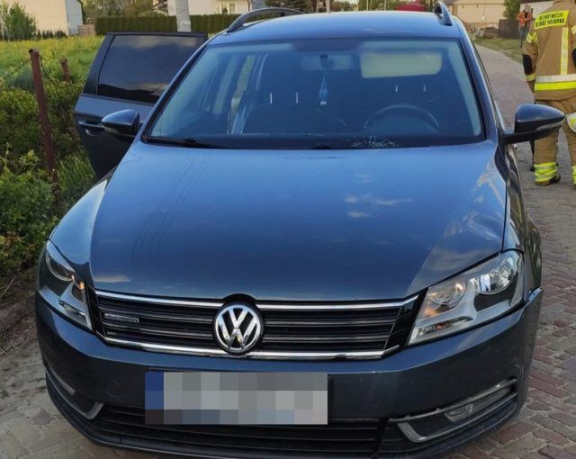 9-latek wjechał na rowerze przed volkswagena, doszło do zderzenia. Chłopiec trafił do szpitala (zdjęcia)