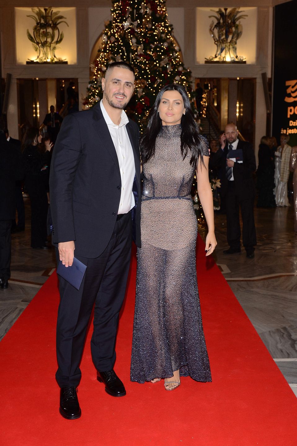 Tobias Solorz i Monika Suchecka na jubileuszowej gali 30-lecia Polsatu