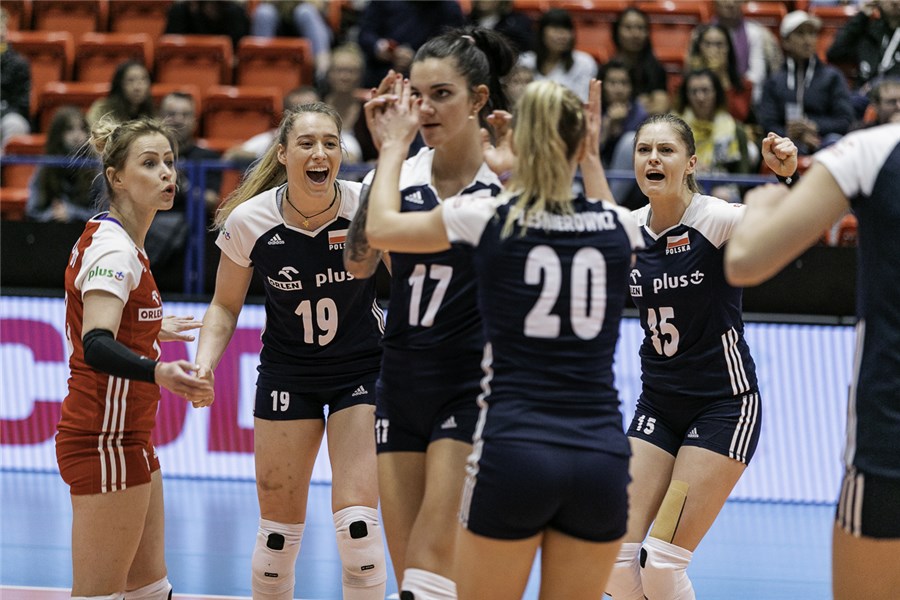 Montreux Volley Masters 2019 Niemki ograne, Polki w półfinale WP