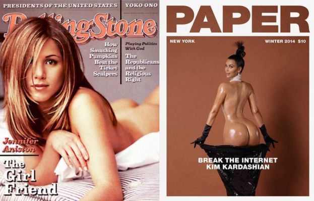 Aniston o okładce Kardashian: "Ja pierwsza POKAZAŁAM TYŁEK!"