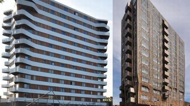 Nowoczesny blok według szkoły niderlandzkiej 1