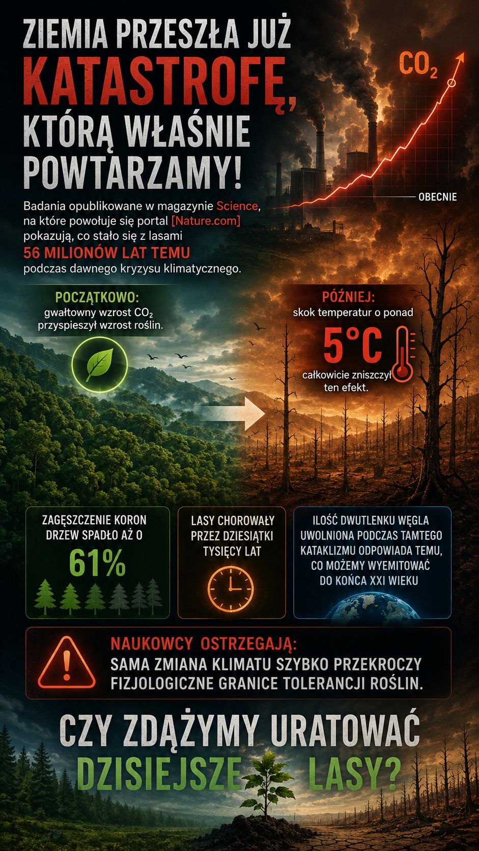 Ziemia przeszła już klimatyczną katastrofę, którą właśnie powtarzamy