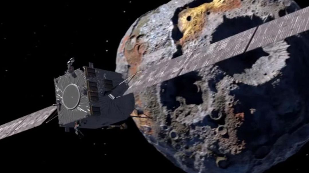 Asteroida. Ilustracja poglądowa.