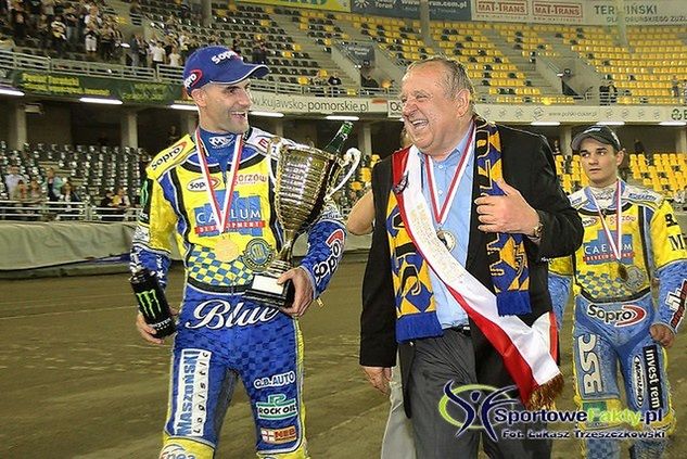 Gollob i Komarnicki po zdobyciu brązowego medalu DMP 2011