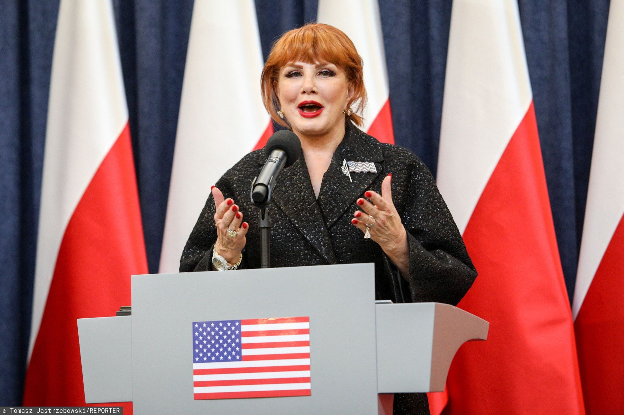 Ambasador USA w Polsce Georgette Mosbacher
