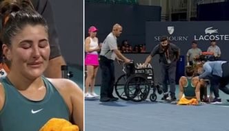 Przeraźliwy krzyk i płacz. Dramat tenisistki w Miami Open