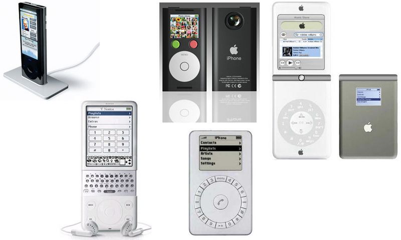 iPhone - koncepty z marca 2006 roku (lub wcześniej)