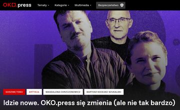 OKO.press z ofertą subskrypcyjną. "Zapewni redakcji stabilność finansową"