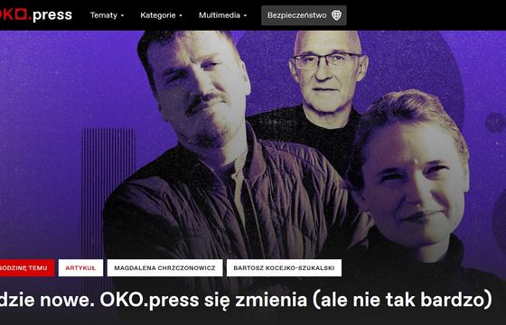 OKO.press z ofertą subskrypcyjną. "Zapewni redakcji stabilność finansową"