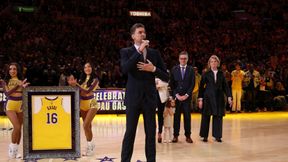 Wielki moment w NBA. Lakers uhonorowali Pau Gasola