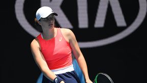 Tenis. US Open: Iga Świątek przegrała seta. Mecz z Sachią Vickery przerwany z powodu deszczu
