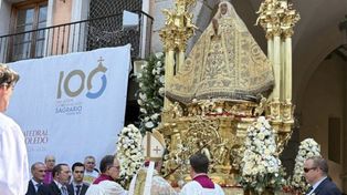 Papież Leon XIV ofiarował "Srebrną Lilię" patronce Toledo