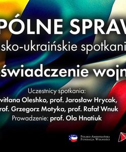 "Досвід війни" - дискусія в рамках серії польсько-українських зустрічей "Спільні справи"