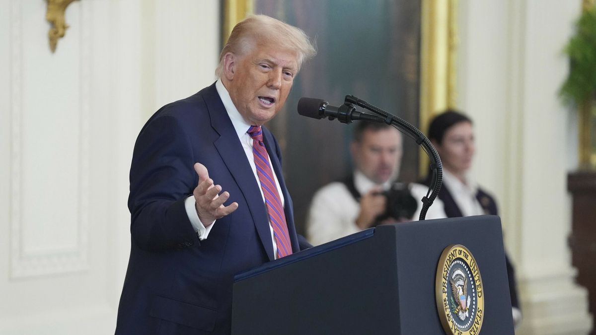 Temporary
President Donald Trump speaks before signing the GENIUS Act, a bill that regulates stablecoins, a type of cryptocurrency, in the East Room of the White House, Friday, July 18, 2025, in Washington. (AP Photo/Evan Vucci)
Evan Vucci