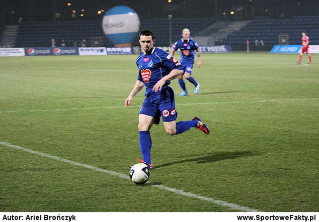 Wojciech Grzyb miał udział przy dwóch trafieniach Niebieskich