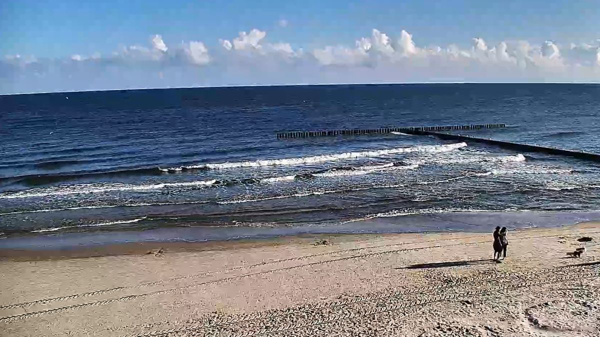 Plaża w Dźwirzynie.