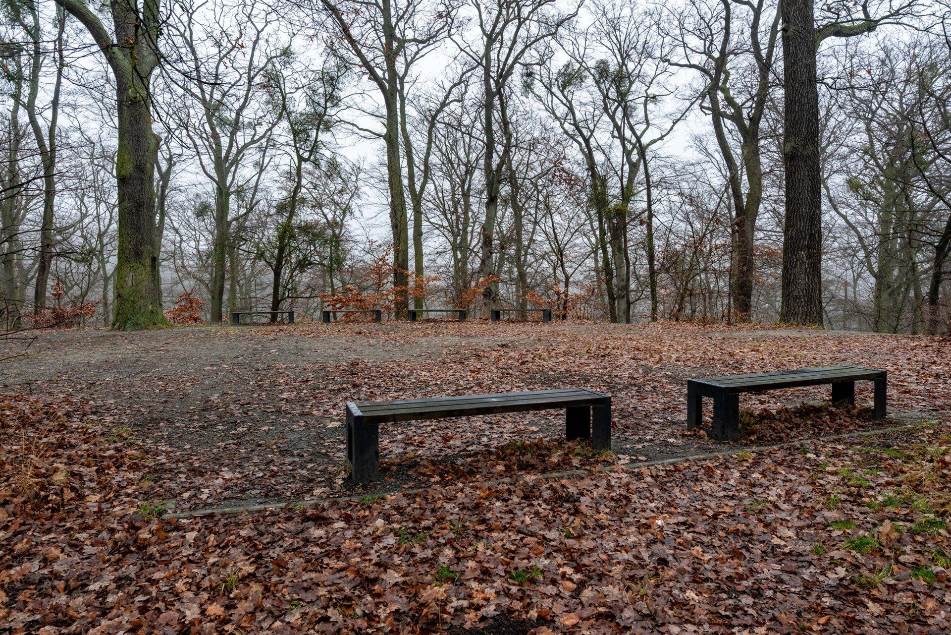 Góra Pięciu Braci z ławkami 