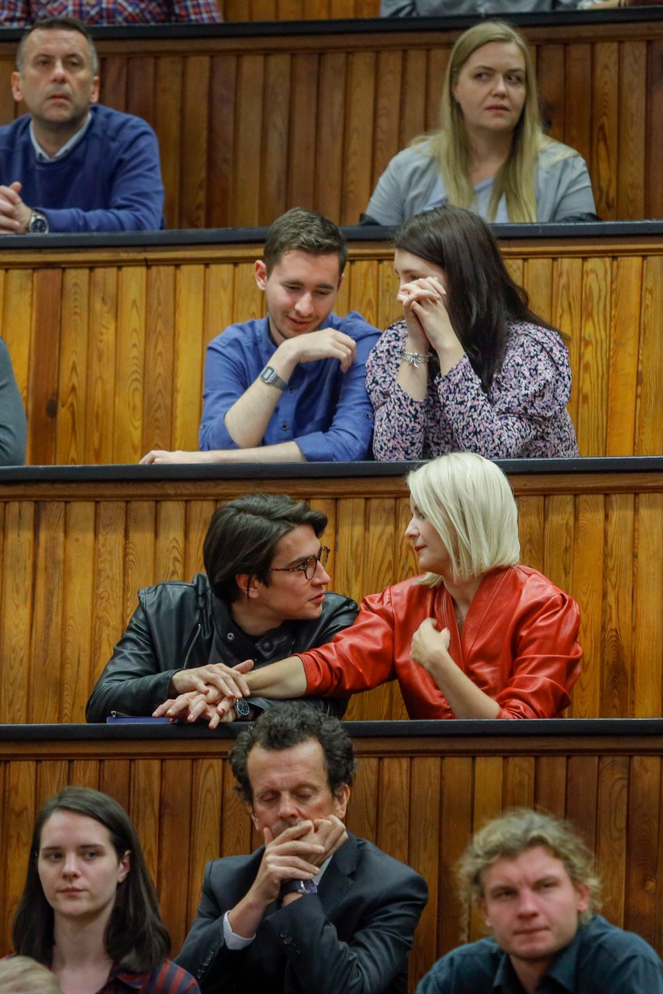 Nikodem Rozbicki i Małgorzata Kożuchowska. Foto z planu