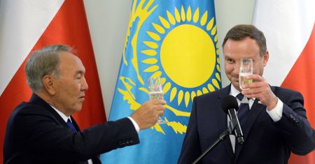 Duda i Nazarbajew chcą rozwoju stosunków gospodarczych między Polską a Kazachstanem