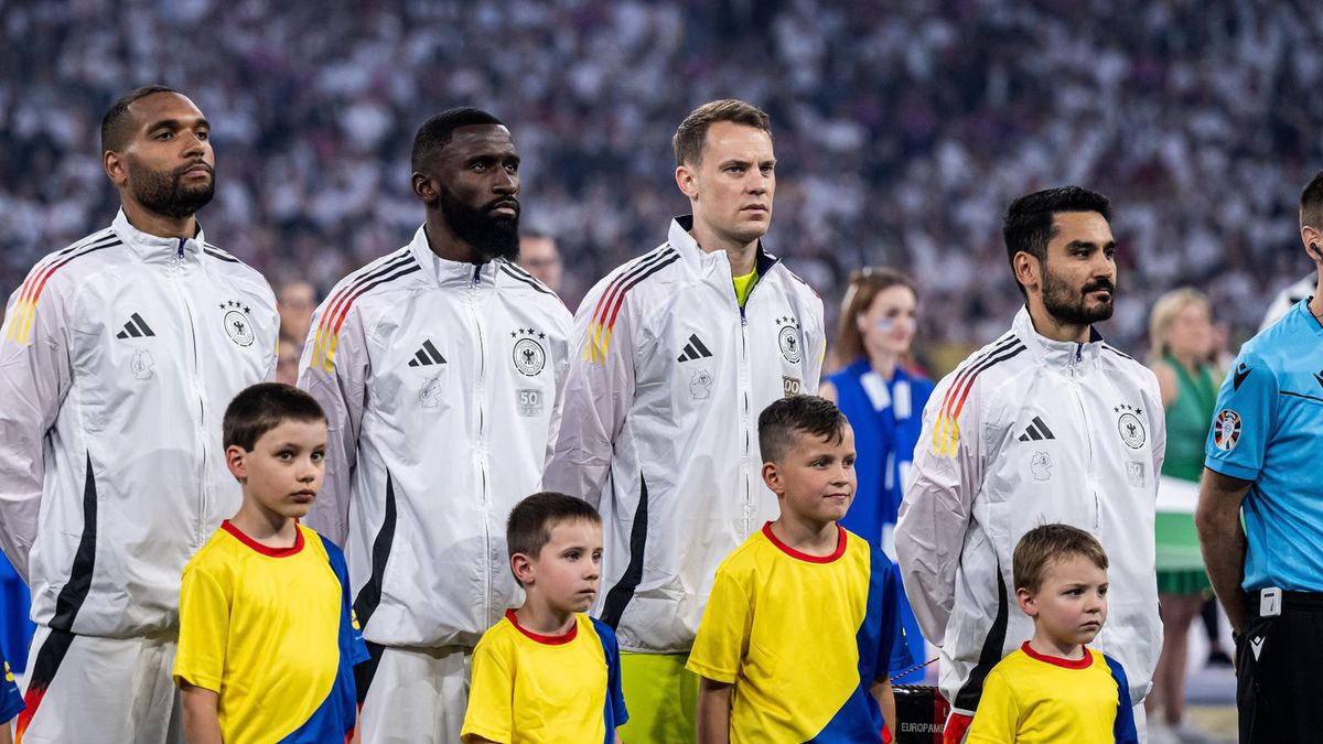 Getty Images /  Markus Gilliar - GES Sportfoto / Na zdjęciu od lewej: Jonathan Tah, Antonio Ruediger, Manuel Neuer i Ilkay Guendogan 