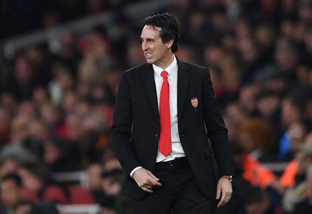 Unai Emery prowadzący Arsenal (Harriet Lander/Copa)