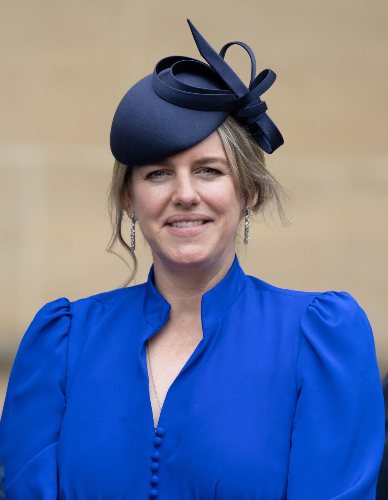 WINDSOR, ENGLAND - JUNE 13: Laura Lopes attends the Order Of The Garter Service at St George's Chapel on June 13, 2022 in Windsor, England. The Order of the Garter is the oldest and most senior Order of Chivalry in Britain, established by King Edward III nearly 700 years ago.  (Photo by Pool/Samir Hussein/WireImage)